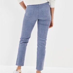 American Eagle Outfitters Blue Corduroy Mom Jeans